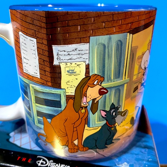 WALT DISNEY’S LADY AND THE TRAMP 90’s DISNEY STORE EXCLUSIVE CERAMIC MUG JAPAN - Picture 6 of 16